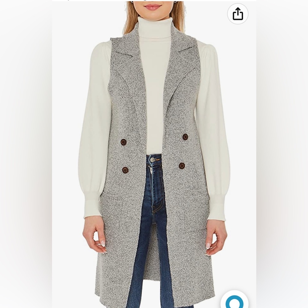NWT Love tree knit vest